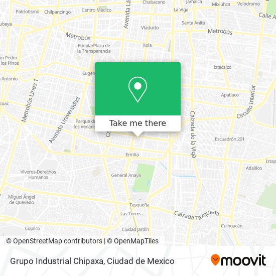Grupo Industrial Chipaxa map