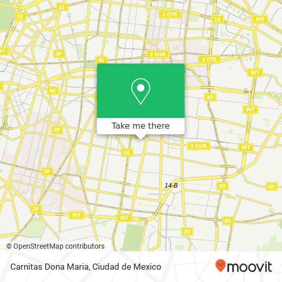 Carnitas Dona Maria map