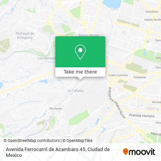 Avenida Ferrocarril de Acambaro 45 map