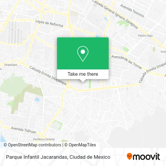 Mapa de Parque Infantil Jacarandas