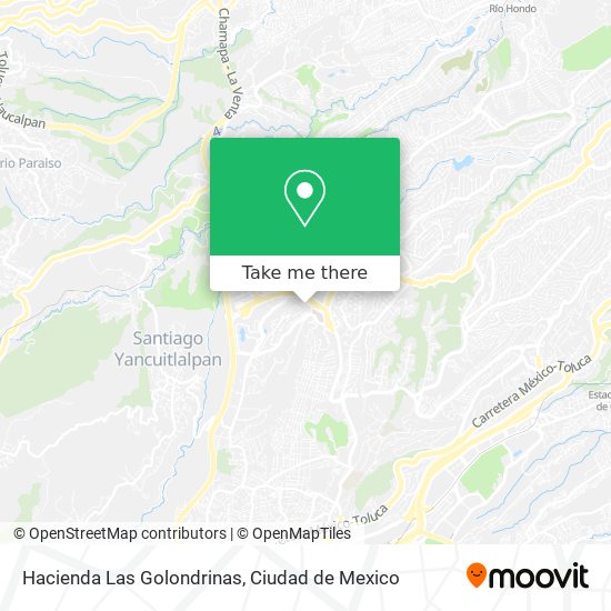 Hacienda Las Golondrinas map