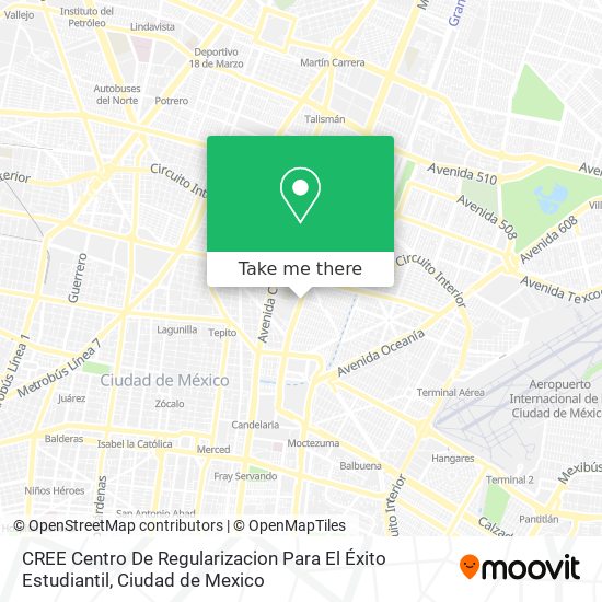 CREE Centro De Regularizacion Para El Éxito Estudiantil map