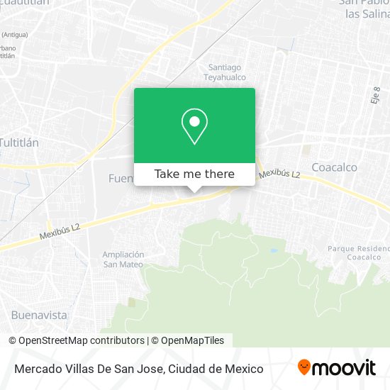 Mercado Villas De San Jose map