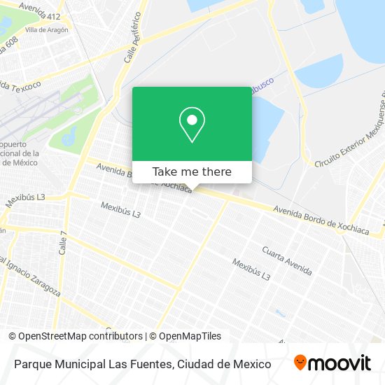 Parque Municipal Las Fuentes map