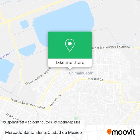 Mercado Santa Elena map