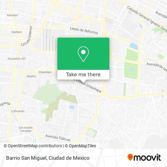 Barrio San Miguel map