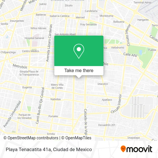 Playa Tenacatita 41a map