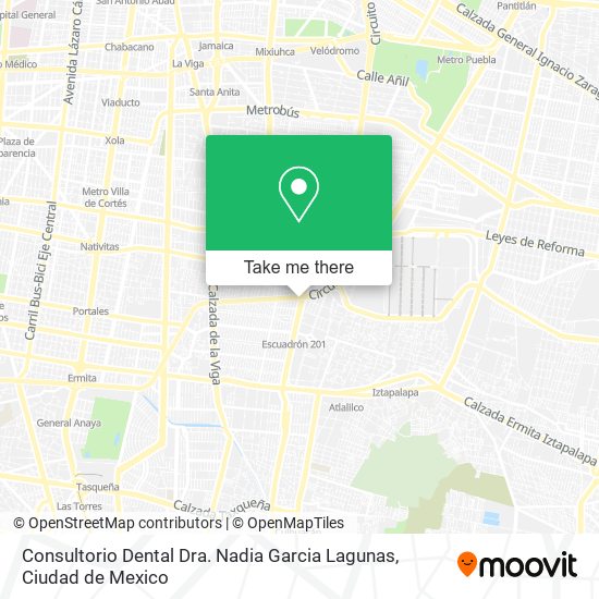 Consultorio Dental Dra. Nadia Garcia Lagunas map