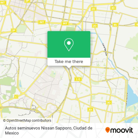 Mapa de Autos seminuevos  Nissan Sapporo