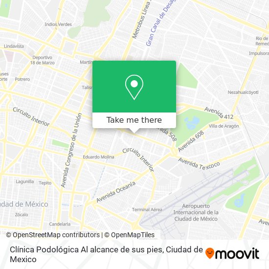 Clínica Podológica Al alcance de sus pies map