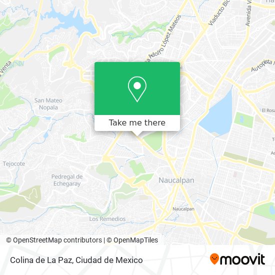 Mapa de Colina de La Paz