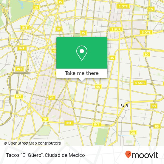 Tacos "El Güero" map