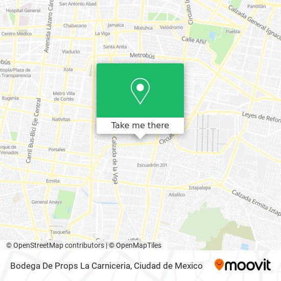 Mapa de Bodega De Props La Carniceria