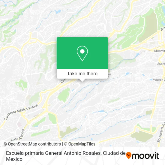 Escuela primaria General Antonio Rosales map