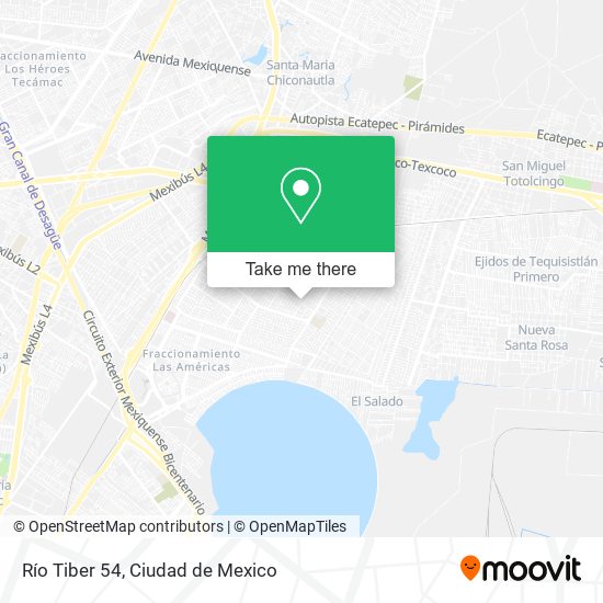 Río Tiber 54 map