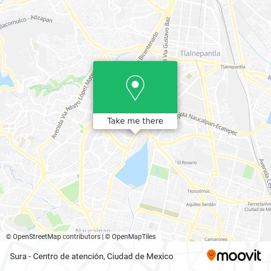 Sura - Centro de atención map