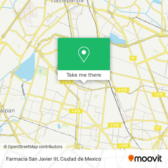 Farmacia San Javier III map