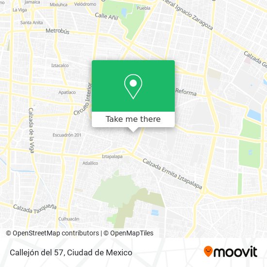 Callejón del 57 map