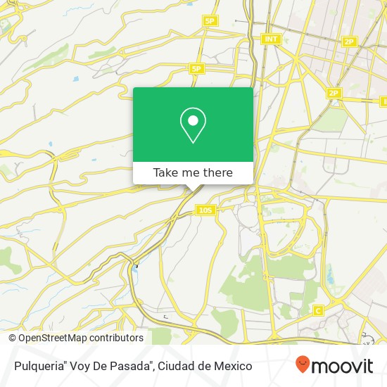 Pulqueria" Voy De Pasada" map