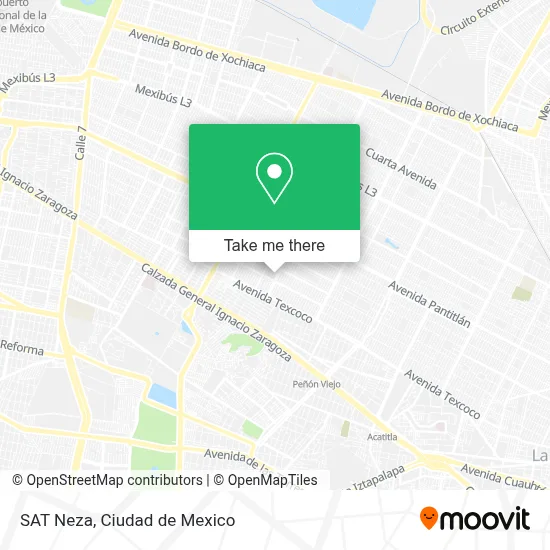 SAT Neza map