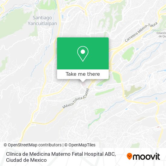 Clínica de Medicina Materno Fetal Hospital ABC map