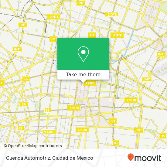 Cuenca Automotriz map