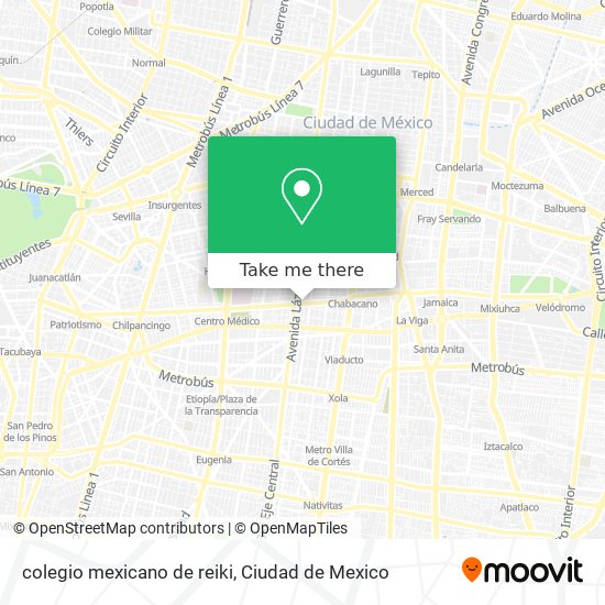 colegio mexicano de reiki map