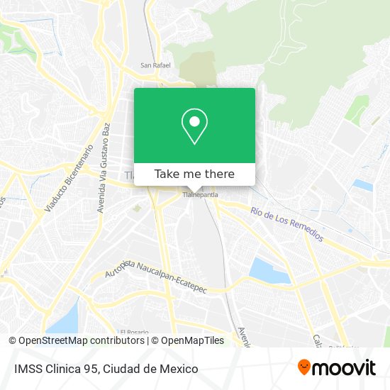 Mapa de IMSS Clinica 95