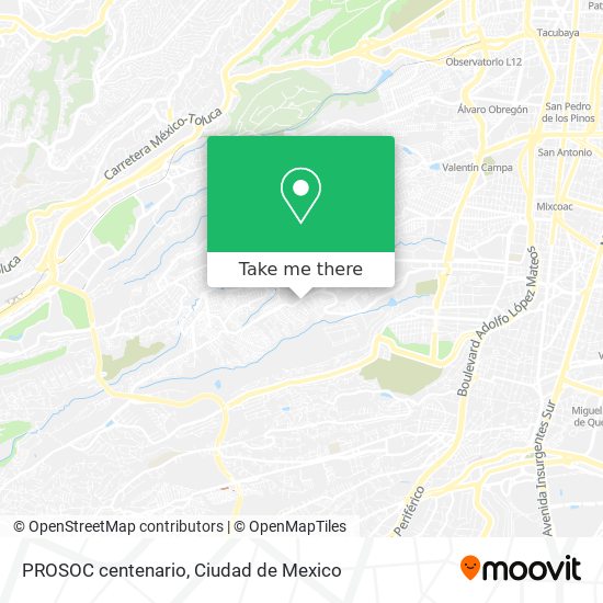 PROSOC centenario map