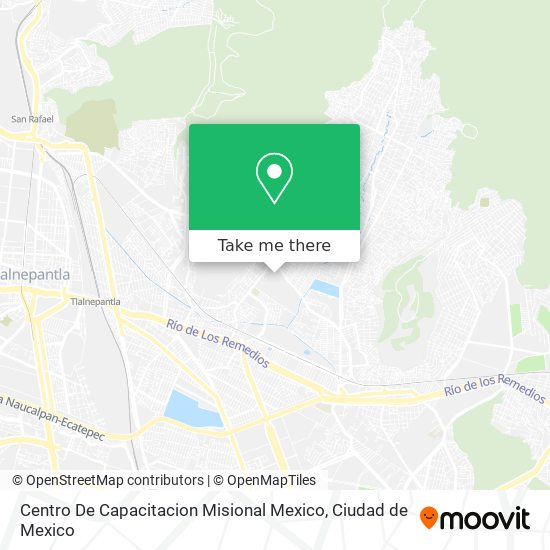 Centro De Capacitacion Misional Mexico map