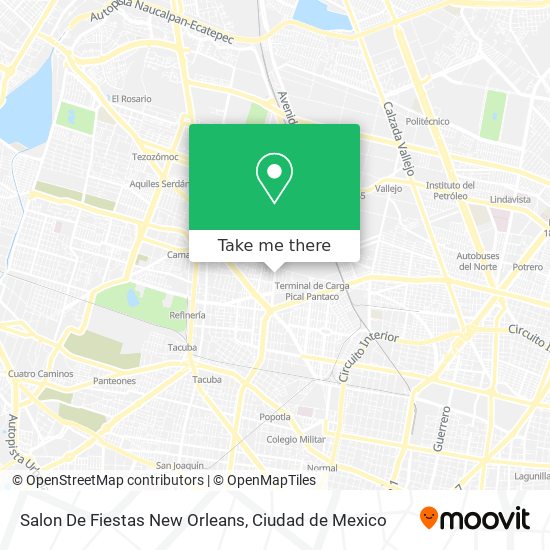 Salon De Fiestas New Orleans map
