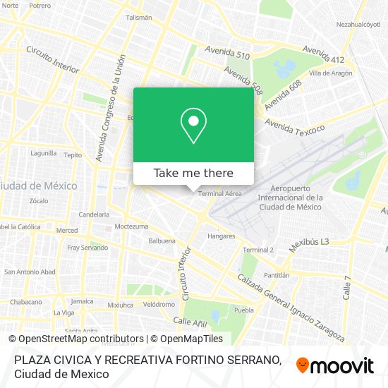 PLAZA CIVICA Y RECREATIVA FORTINO SERRANO map