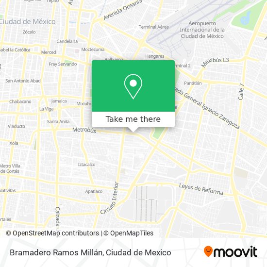 Bramadero Ramos Millán map