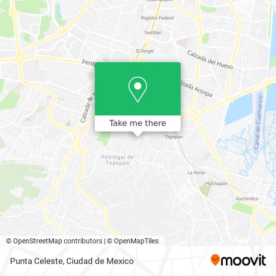 Mapa de Punta Celeste