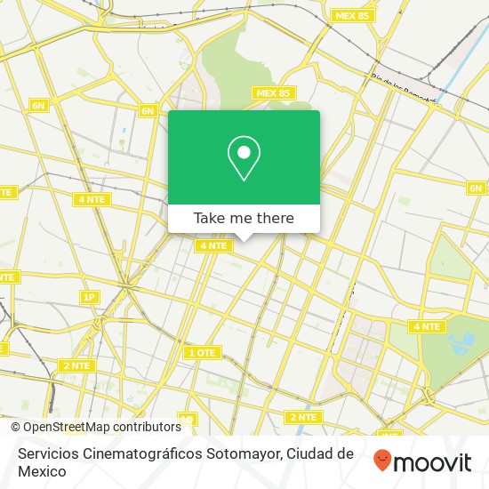 Servicios Cinematográficos Sotomayor map