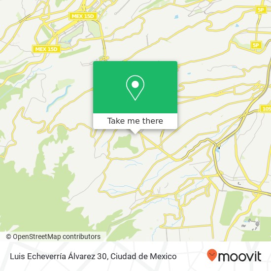 Mapa de Luis Echeverría Álvarez 30