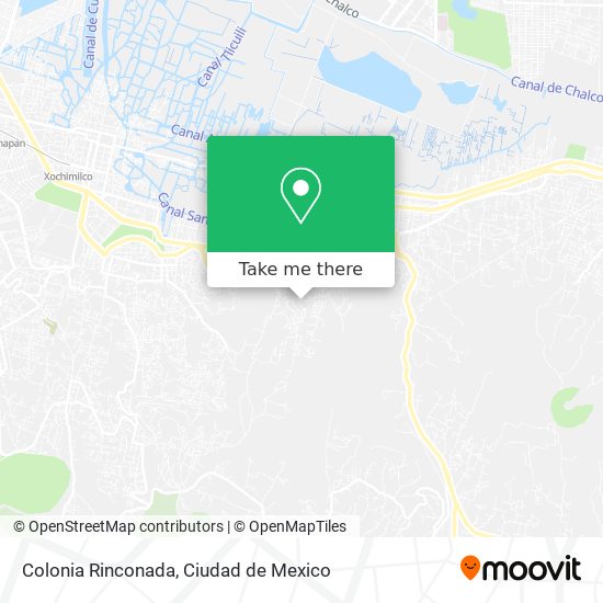 Colonia Rinconada map