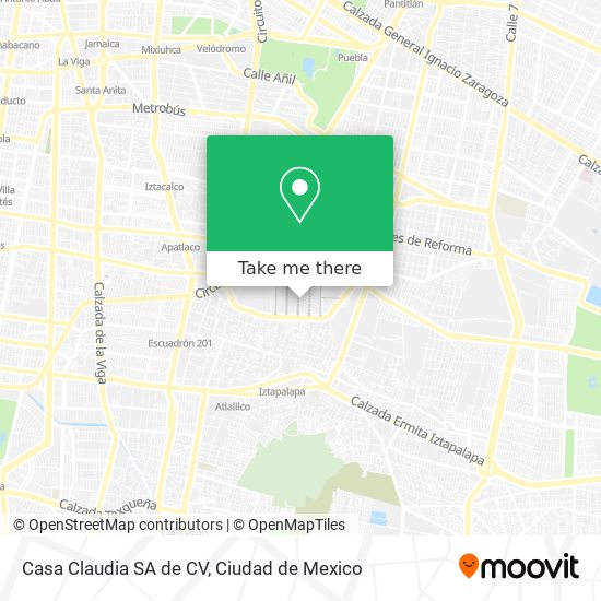 Mapa de Casa Claudia SA de CV