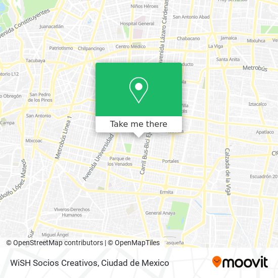 Mapa de WiSH Socios Creativos