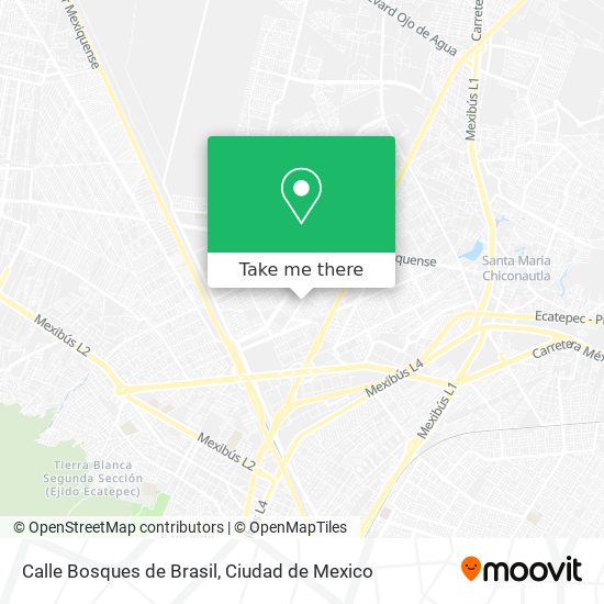 Calle Bosques de Brasil map