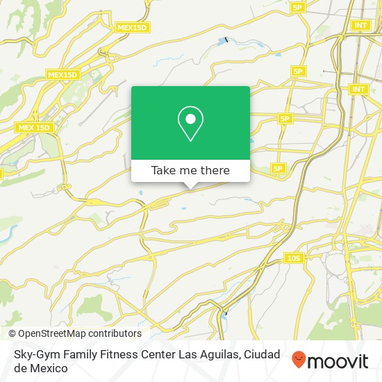 Sky-Gym Family Fitness Center Las Aguilas map