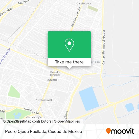Pedro Ojeda Paullada map