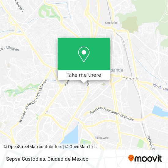 Sepsa Custodias map