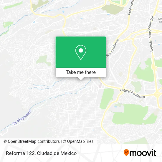 Reforma 122 map