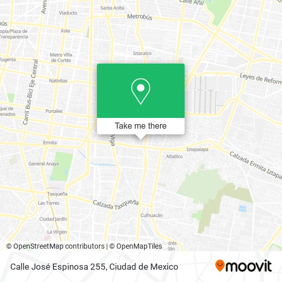 Calle José Espinosa 255 map