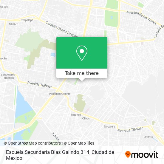 Escuela Secundaria Blas Galindo 314 map