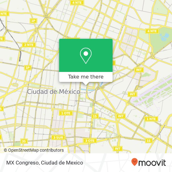 MX Congreso map