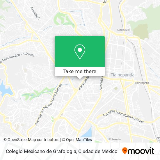 Colegio Mexicano de Grafologia map