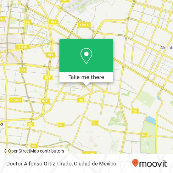 Doctor Alfonso Ortiz Tirado map