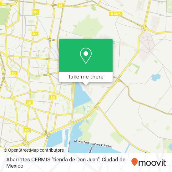 Mapa de Abarrotes CERMIS "tienda de Don Juan"